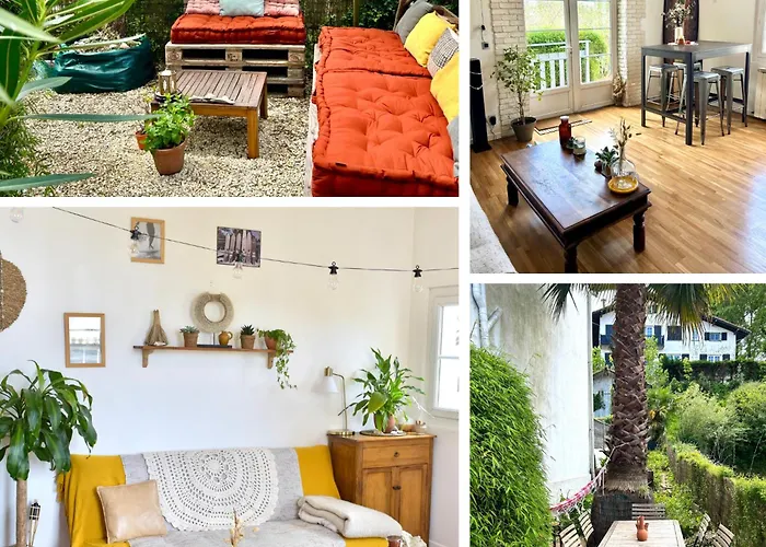 T2 Cozy Avec Jardin - Plages Et Lägenhet Biarritz